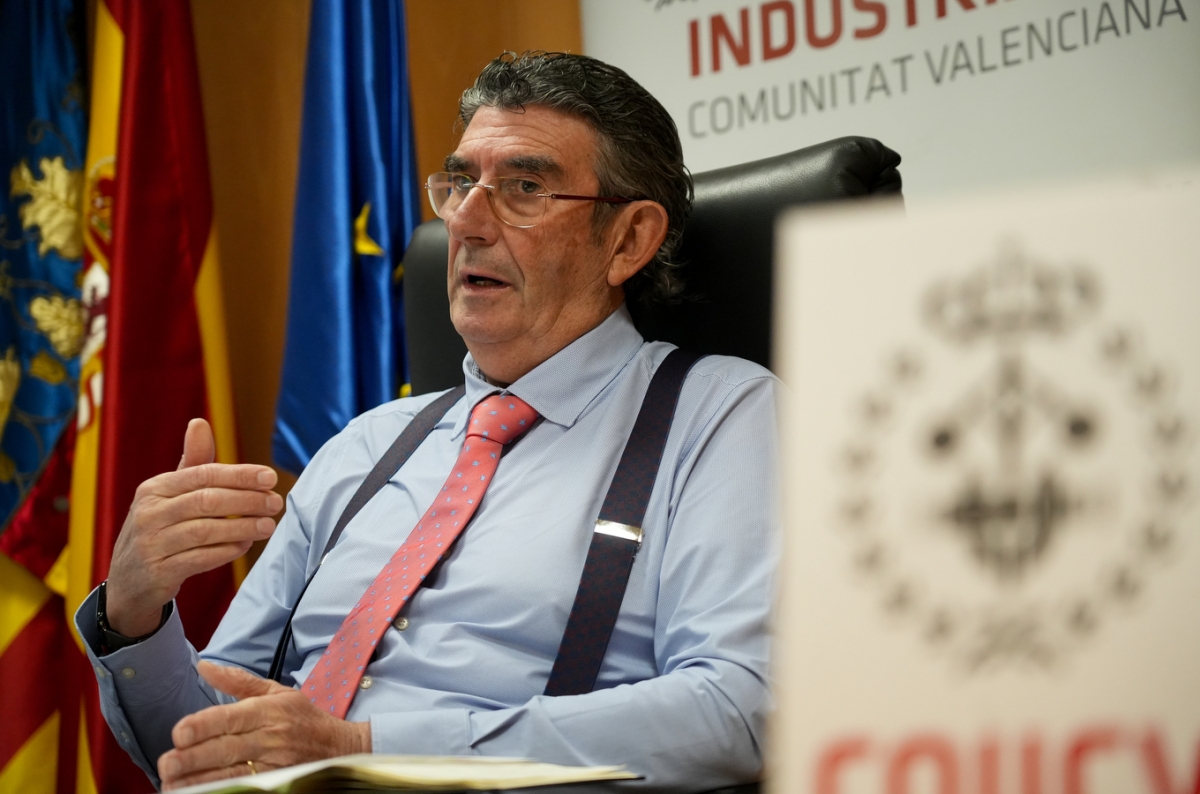 Daniel Javaloyas, decano del Colegio Oficial de Ingenieros Industriales de la Comunitat.