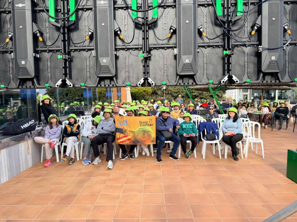 El Palmar vibra con su vecino más ilustre y asiste a un nuevo éxito con récord de Carlos Alcaraz 