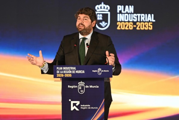López Miras anuncia el nuevo Plan Industrial de la Región: 55 medidas y una inversión de 1.731 millones