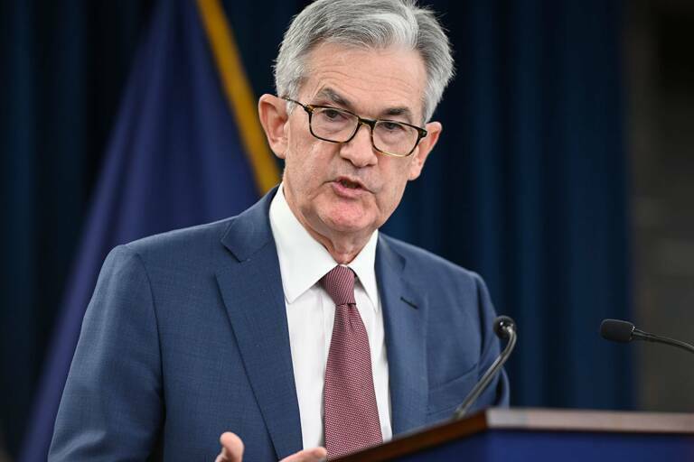 Jerome Powell, presidente de la FED, en una imagen de archivo. Foto: RESERVA FEDERAL    - 
