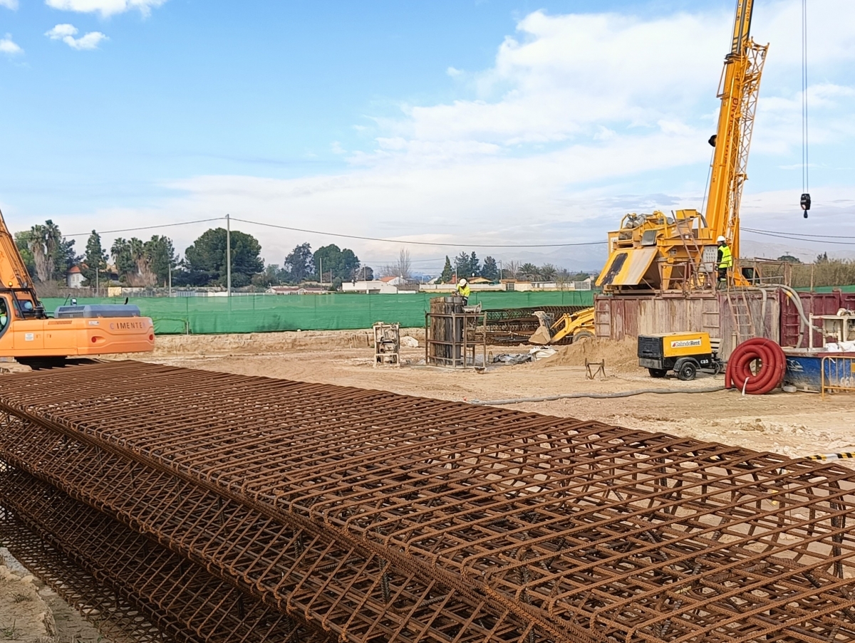 Las Torres de Cotillas completa la primera fase de su gran tanque de tormentas frente a las inundaciones