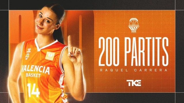 Raquel Carrera, cuarta jugadora en llegar a los 200 partidos con el Valencia Basket