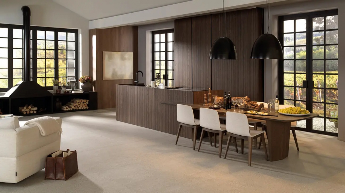 Cocina E7.90r Roble Cobre – E9.30 Port Laurent Nature de Gamadecor.