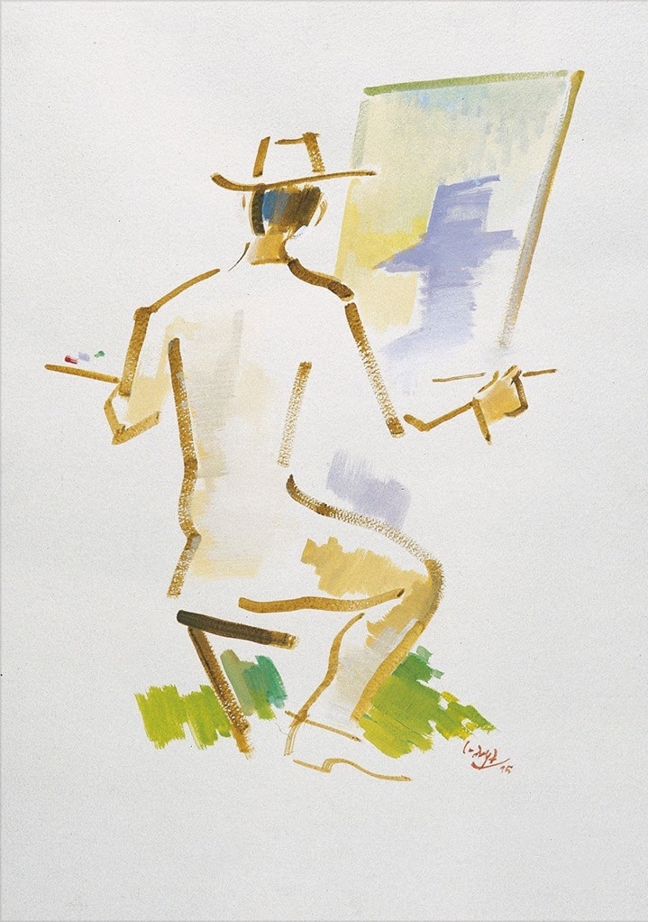 Serna pintado por Gaya