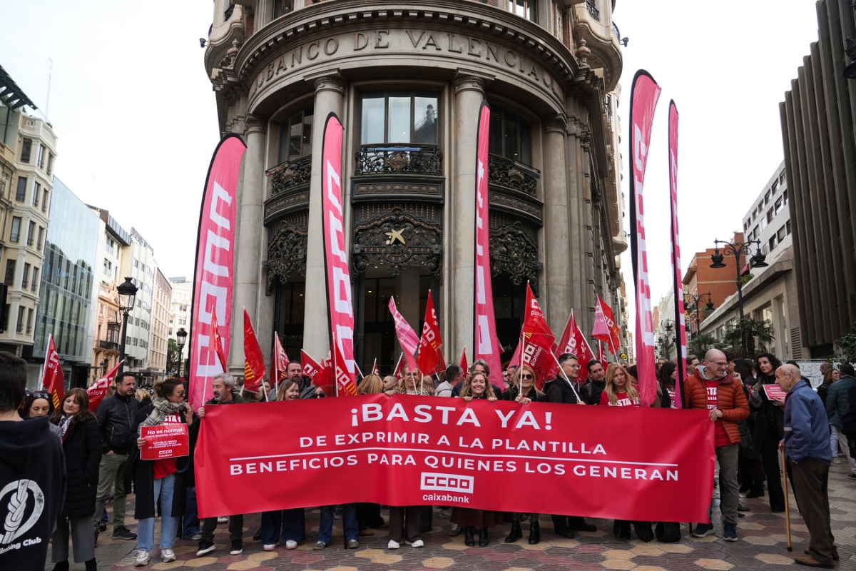 Trabajadores de CaixaBank dicen basta: 