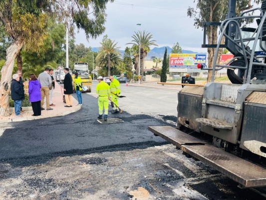 Molina de Segura arregla el asfalto de cinco calles de la urbanización La Alcayna