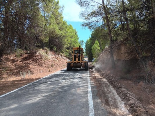 Empiezan las obras de mejora del último tramo de la carretera que une Pliego con la RM-503