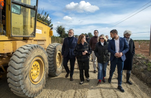 La Diputación de Valencia acabará el camí de Llíria entre Náquera y Bétera antes de abril