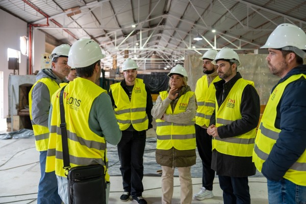 L'Alcora avanza con las obras de la Nave BIC, un futuro espacio polivalente para actividades y eventos