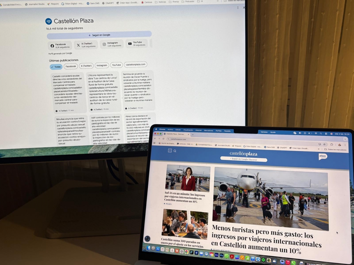 El pulso de Castellón en tiempo real: sigue Castellón Plaza en Google Discover y no te pierdas lo importante