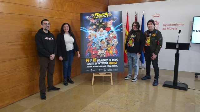 El cartel más ambicioso del Murcia Manga Experience mezcla manga, cine, cómic, música... y hasta una sardina