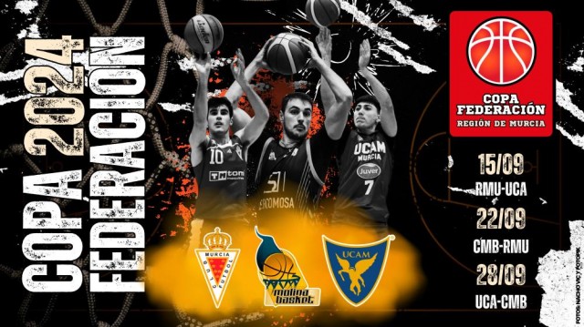 Molina Basket, UCAM Juver y Real Murcia se jugarán la Copa Federación en un triangular 