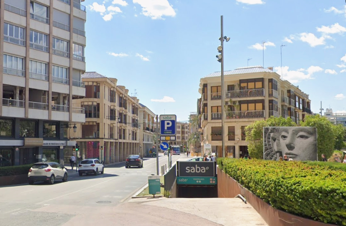 Aparcamiento de Saba en Traspalacio -