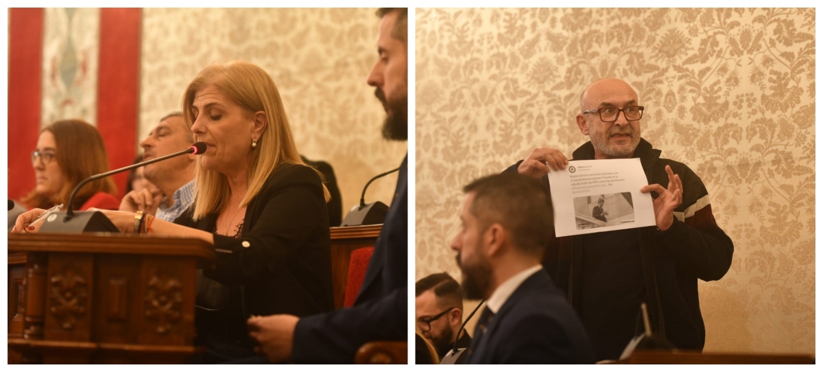 Robledillo (Vox) y Copé (EU Podem).