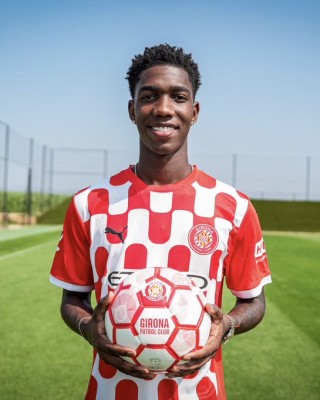 El Girona ficha al joven extremo colombiano Yáser Asprilla por seis temporadas