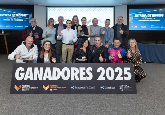El Medio y el Maratón Valencia, junto con la Fundación “la Caixa”, reconocen a los mejores atletas con discapacidad