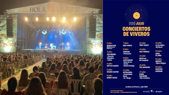 Conciertos de Viveros 2026: fechas y artistas confirmados que visitarán València 