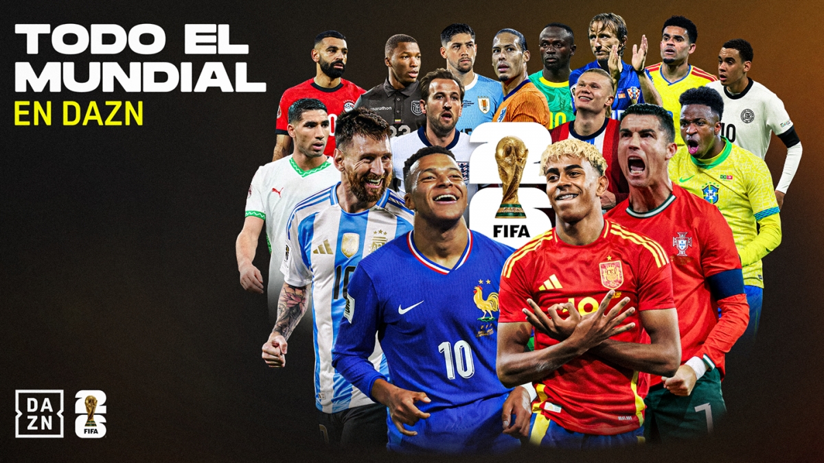 Dazn emitirá en exclusiva en televisión de pago el Mundial 2026