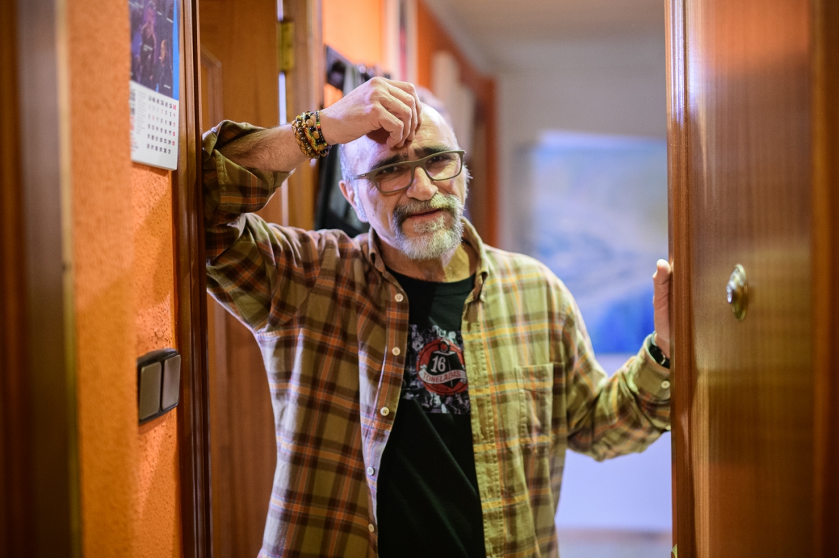 Antonio, el artista italiano enganchado a Lou Reed