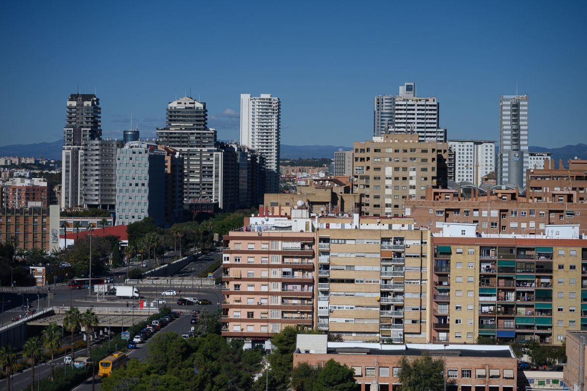 Vista aérea de Campanar.