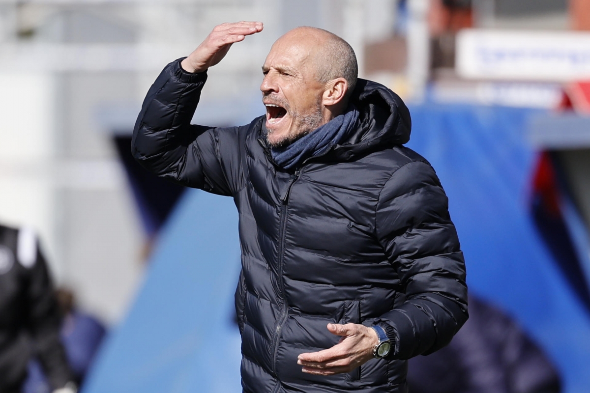 El entrenador del Levante UD, Andrés París.