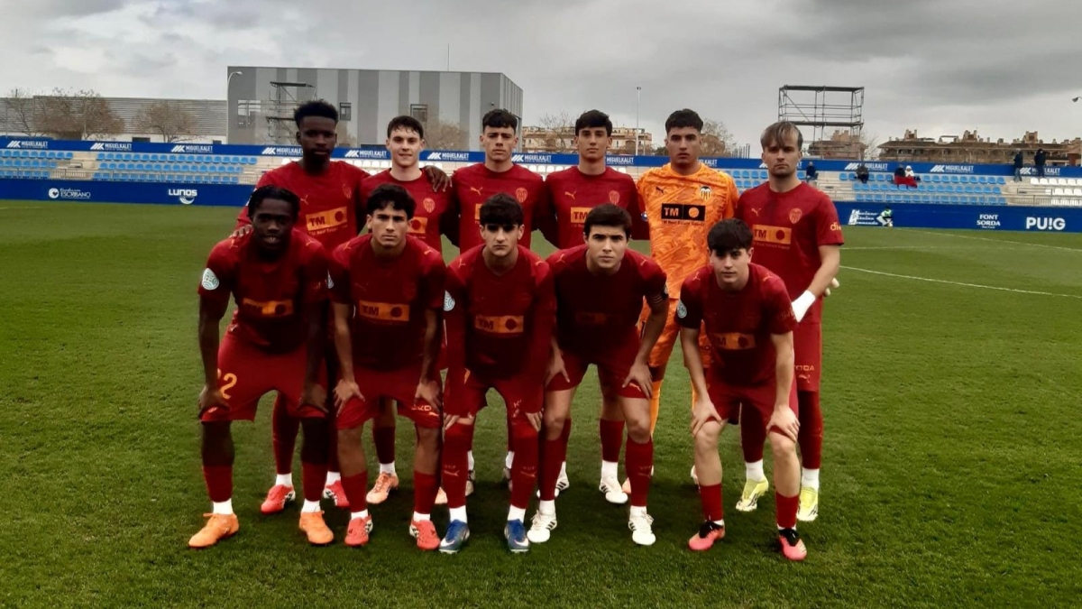 Derrota del VCF Mestalla en la visita al At. Baleares