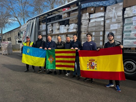 Castelló y la asociación Kalyna envían un nuevo cargamento de 20 toneladas de material sanitario a Ucrania