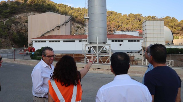 La EDAR de Benidorm mejora la gestión de los lodos de la depuración con un nuevo silo 
