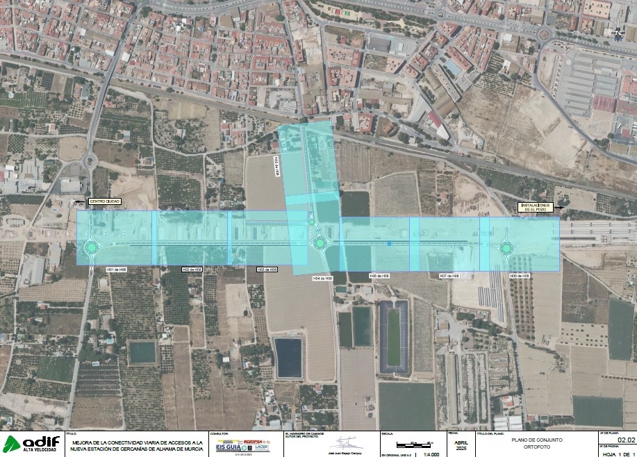 Adif adjudica las obras de los accesos de la nueva estación de Cercanías de Alhama por 2,9 millones