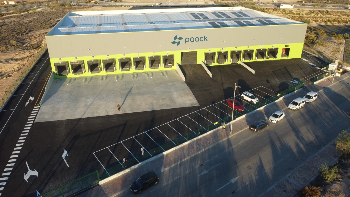 Hispavima vende a la socimi Alus el centro logístico de Paack en Murcia con 3.500 m2