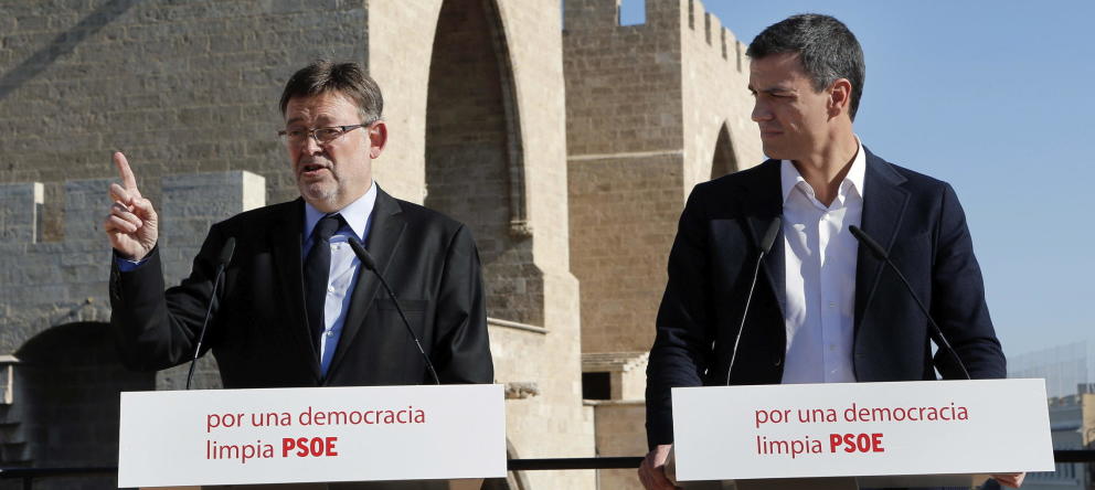 Ximo Puig y Pedro Sánchez en una imagen de archivo - 