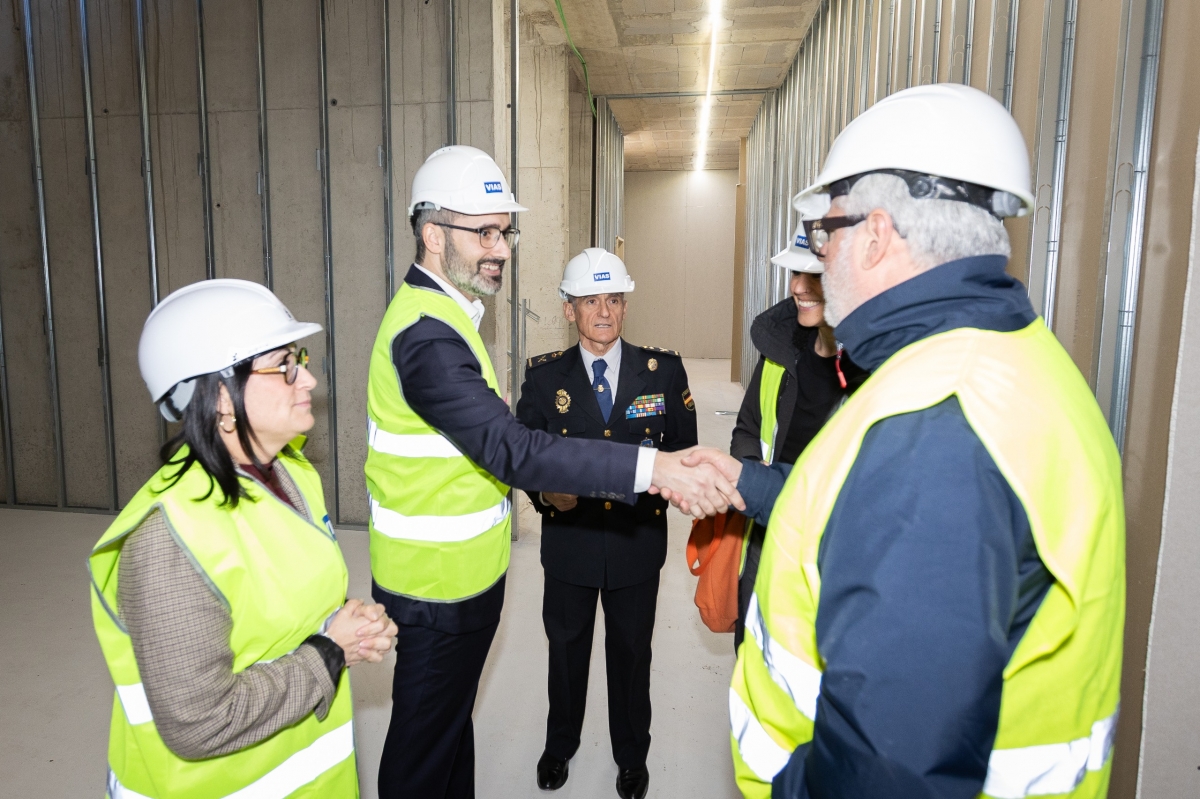 Las obras de la nueva Comisaría de Policía Nacional de Yecla estarán completadas en octubre