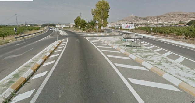 Fomento construirá una glorieta en uno de los principales accesos al centro de Mula

