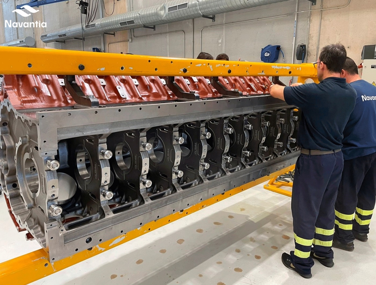 La cartagenera Arocam se hace con un contrato de casi dos millones para el montaje de motores en Navantia