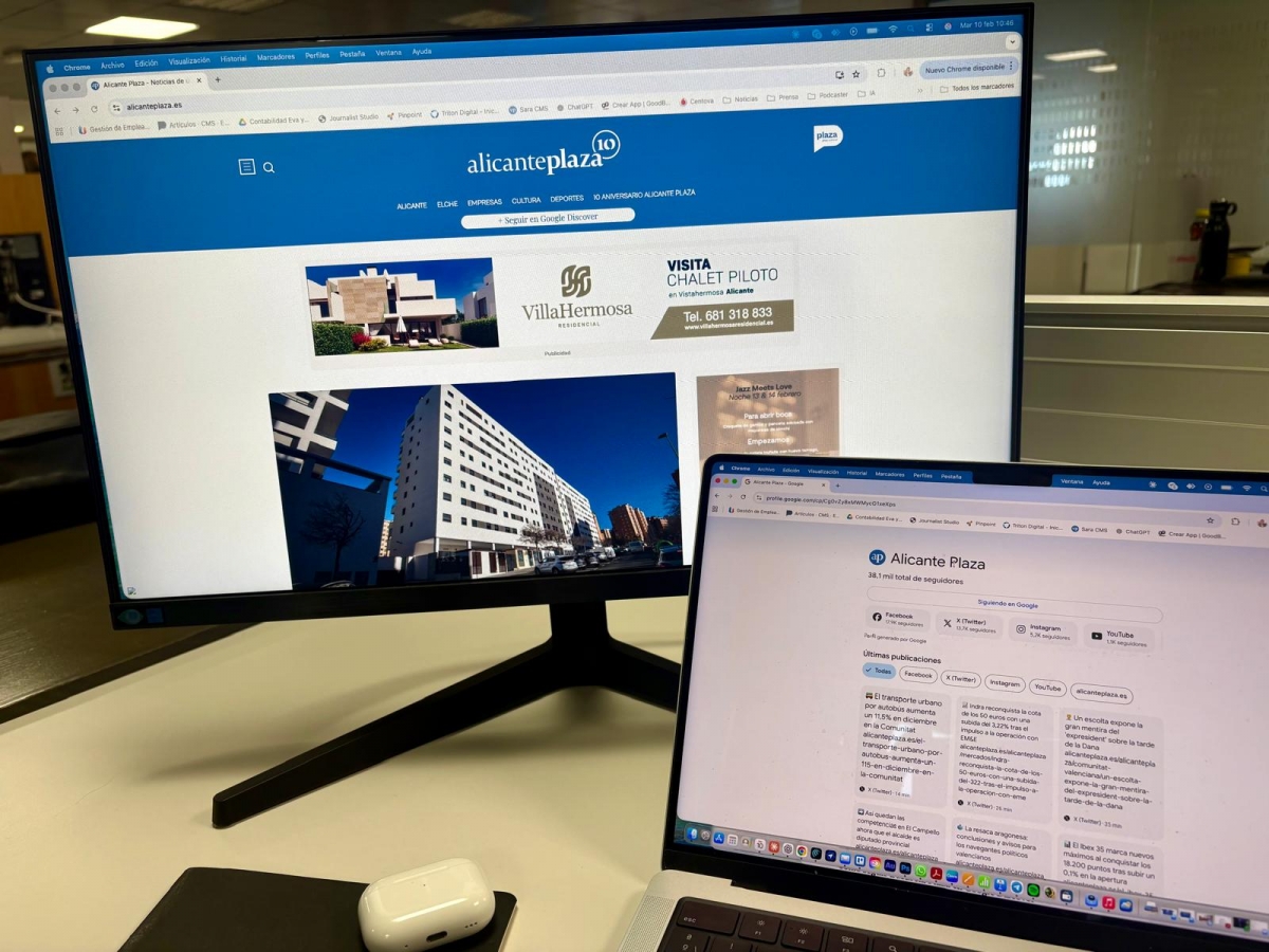 Alicante Plaza, ahora más cerca: síguenos en Google Discover y lleva la actualidad de la provincia en el bolsillo