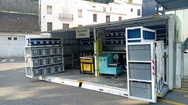 El ecoparque móvil de Reciplasa recoge más de 20 toneladas de residuos en 45 municipios de Castellón en 2025