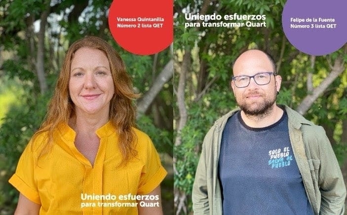 Segunda dimisión a la izquierda del PSOE en Quart: la concejala de la coalición Entre Totes se retira