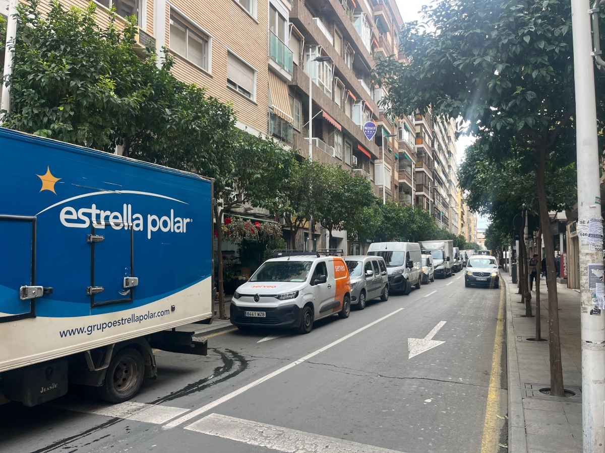 Paso a paso hacia la nueva carga y descarga en Murcia: el ensayo continúa este mes con 1.200 empresas inscritas