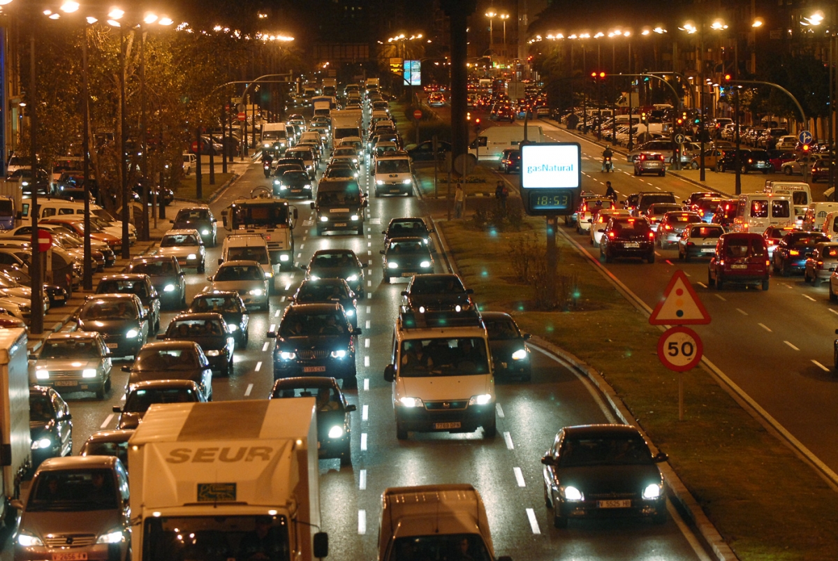 València lidera el índice de congestión de tráfico en España, superando a Barcelona y Madrid
