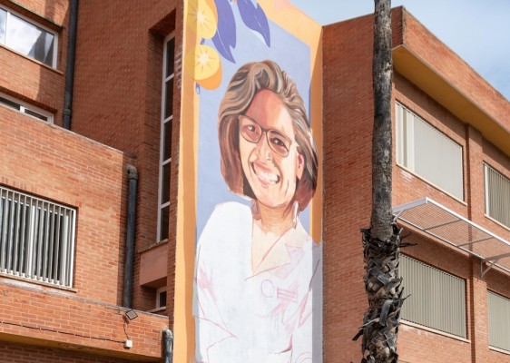 La UPV inaugura un mural en homenaje a la investigadora y divulgadora valenciana Purificación García Segovia