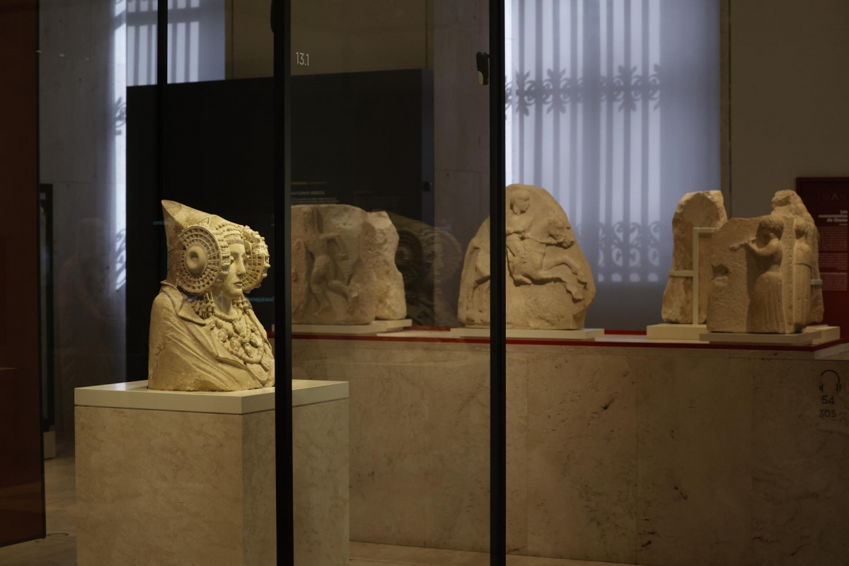 La Dama de Elche en el Museo Arqueológico Nacional