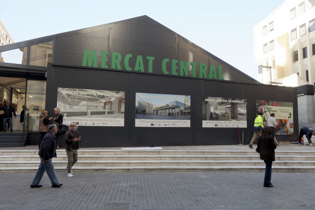 El futuro Mercado Central alcanza su primer hito: el espacio temporal en Santa Clara abre con atracción