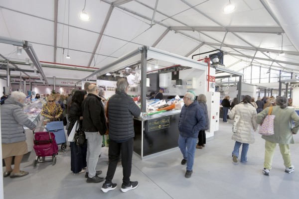 Las imágenes del primer día del nuevo Mercado Central provisional de Castelló