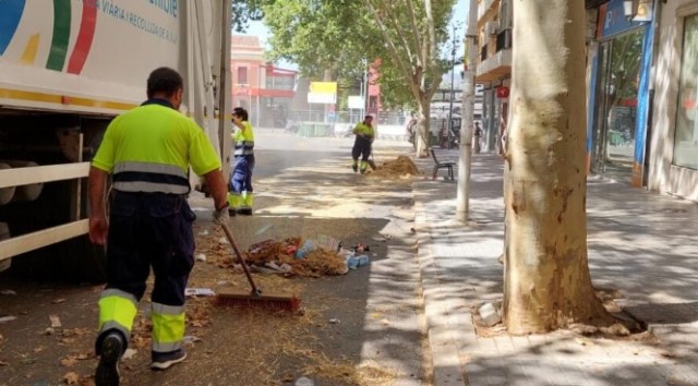 Xàtiva incrementa en un 5,69% la recogida de residuos durante la Fira d'Agost respecto a 2023