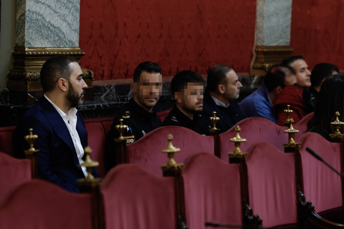 Aldama, Ábalos y Koldo García, en la vista preliminar del juicio de las mascarillas.