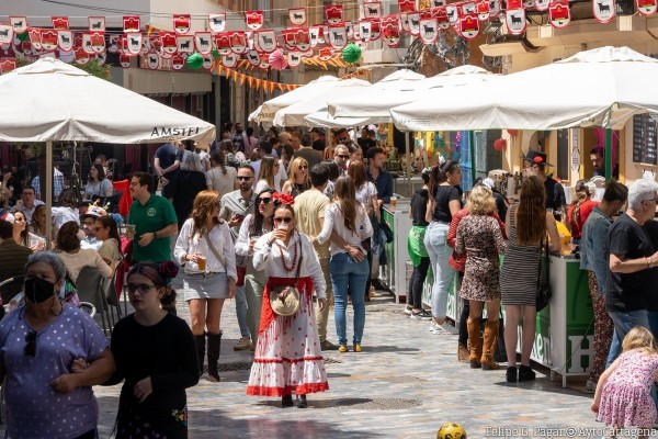 Más de cuarenta eventos podrán superar los límites acústicos en el centro de Cartagena