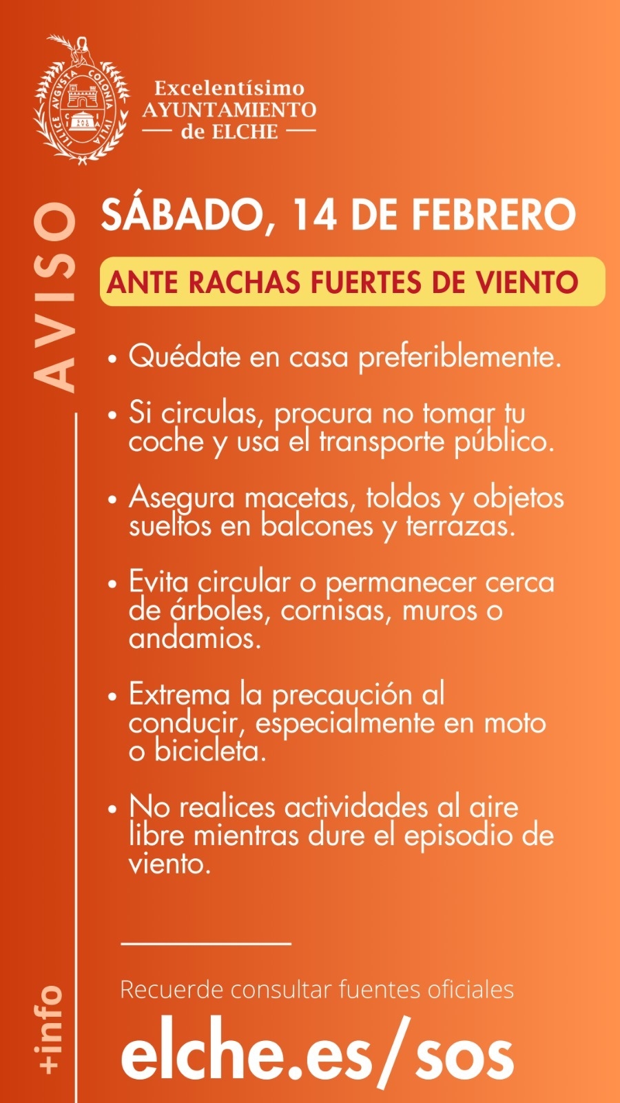 Indicaciones ante la alerta naranja - - AP Indicaciones ante la alerta naranja -