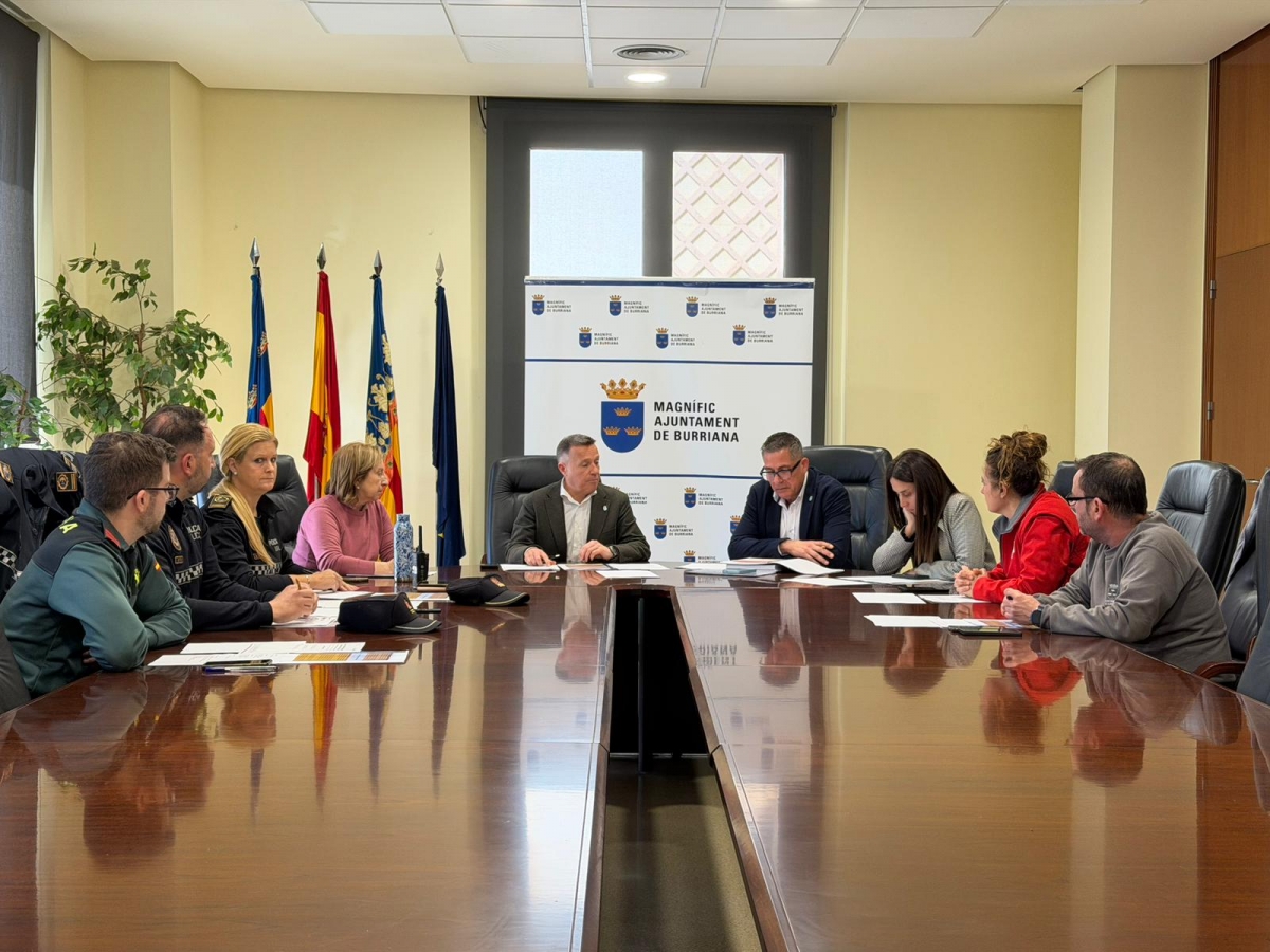 El Cecopal de Burriana, reunido este viernes.