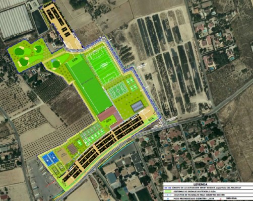 El Consell da luz verde al gran centro deportivo de 100.000 metros de Mater Olímpica de Elche en Jubalcoi