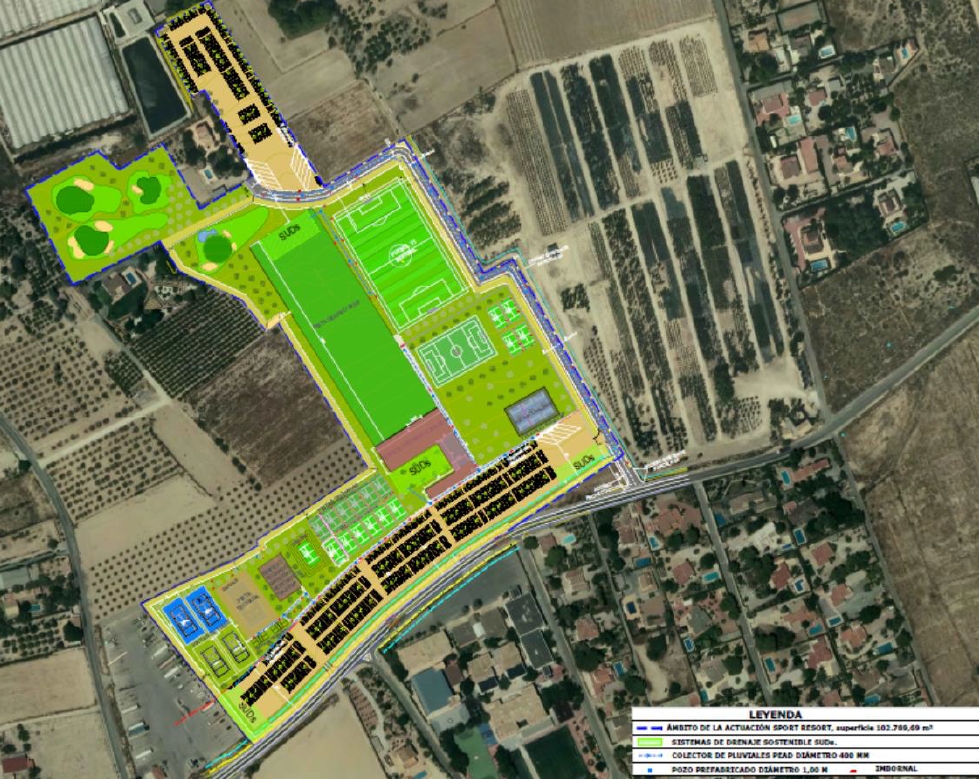 El Consell da luz verde al gran centro deportivo de 100.000 metros de Mater Olímpica de Elche en Jubalcoi